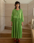 Runaway Bicycle Mara Dress Malachite Green