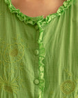 Runaway Bicycle Mara Dress Malachite Green