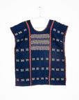 Amuzgo Top Natural Indigo