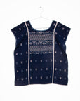 Amuzgo Top Natural Indigo