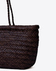Dragon Diffusion Bamboo Triple Jump Small Bag Dark Brown