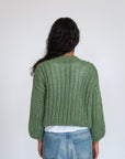 Hilma Hand Knit Alpaca Cardigan, Willlow