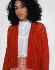 Hilma Pujpu Cardigan, Rust