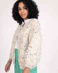 Raquel Hand Painted Merino Cardigan