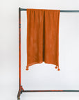 Isla Alpaca Throw & Wrap - Papaya