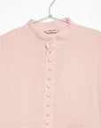 Ichi Antiquités French Linen Dress in Pink
