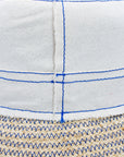 Lola Big Bread Basket Hat Natural/Cobalt