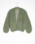 Hilma Hand Knit Alpaca Cardigan, Willlow