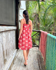 Gaia Booj Slip Dress - Poppy
