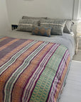 Vintage Dowry Kantha Blanket,