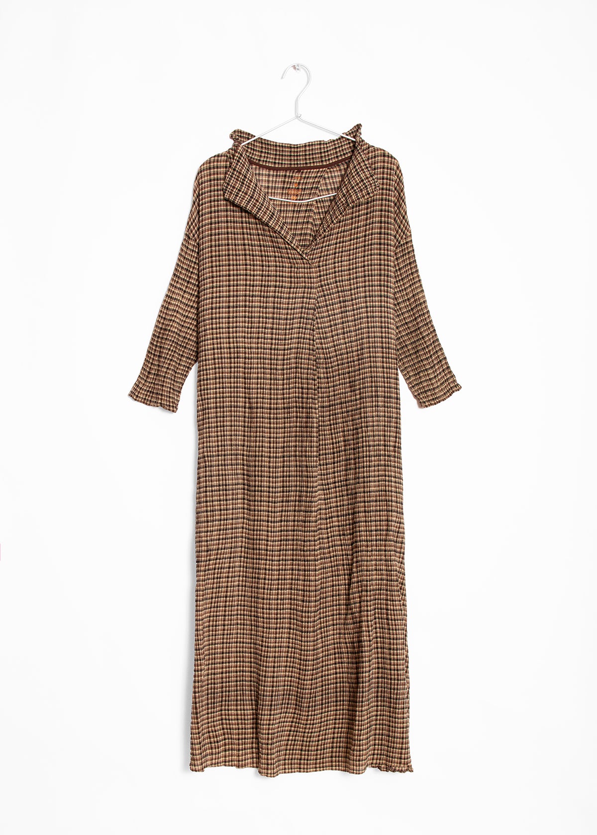 uniqlo beige dress Women's Brushed Jersey Dress