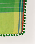 Dupatta Noor Special Shawl - Greens Multi Stripes