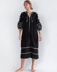 Sirena Dress Long Sleeves Natural on Black