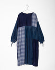 Olimpia Patchwork Dress - Natural Indigo