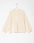 Alma Tiny Checks Top - Natural
