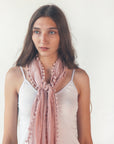 Dupatta Plain Scarf - Mauve