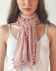 Dupatta Plain Scarf - Mauve