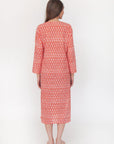 Celaya Greece Kurta - Poppy