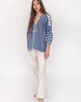 Sirena Chambray Top - Azul Marino