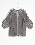 Sirena Top Gingham - Black