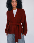 Kimono Pujpu Jacket - Burgundy