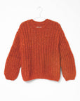 Napo Hand Knit Sweater - Rust