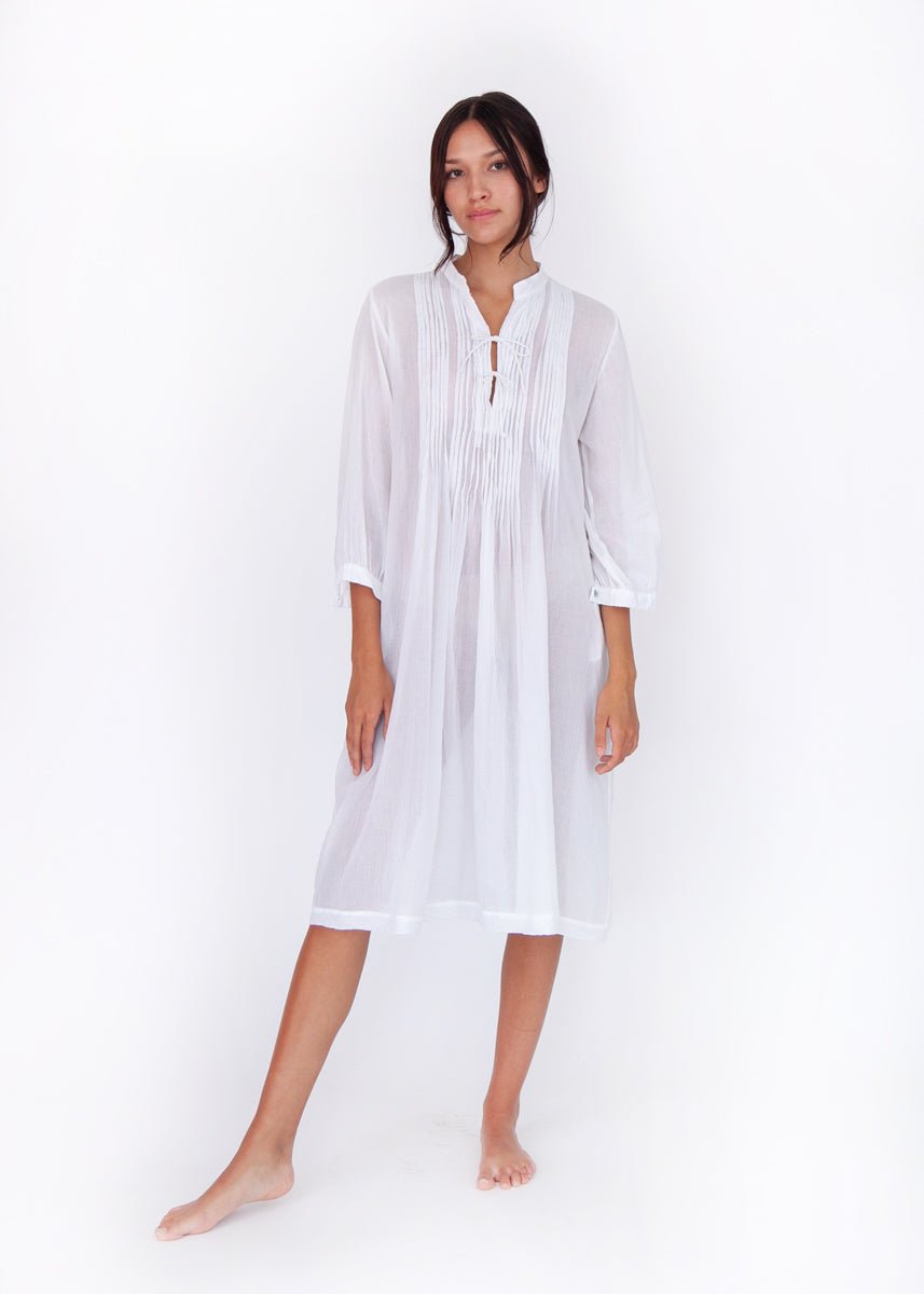 美品 2024 WALANCE 別注 COTTON GAUZE DRESS WALANCE ワンピース 「WALANCE/ワランス」別注 COTTON GAUZE