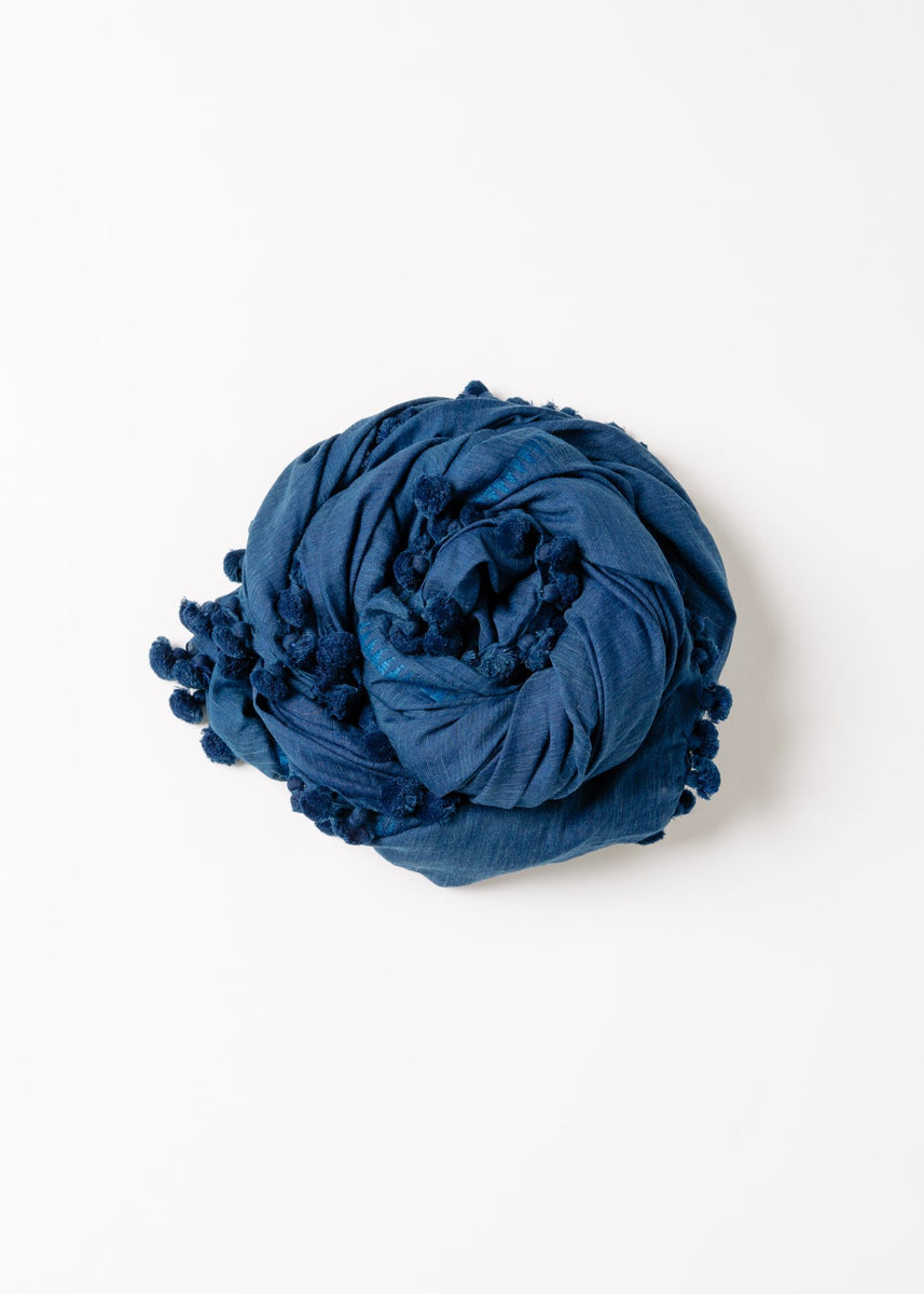 正規品matta dupatta stole 180x50cm M Indigo Dupatta Natural Shawl, Indigo – matta