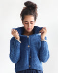 Emma Indigo Cardigan Sweater