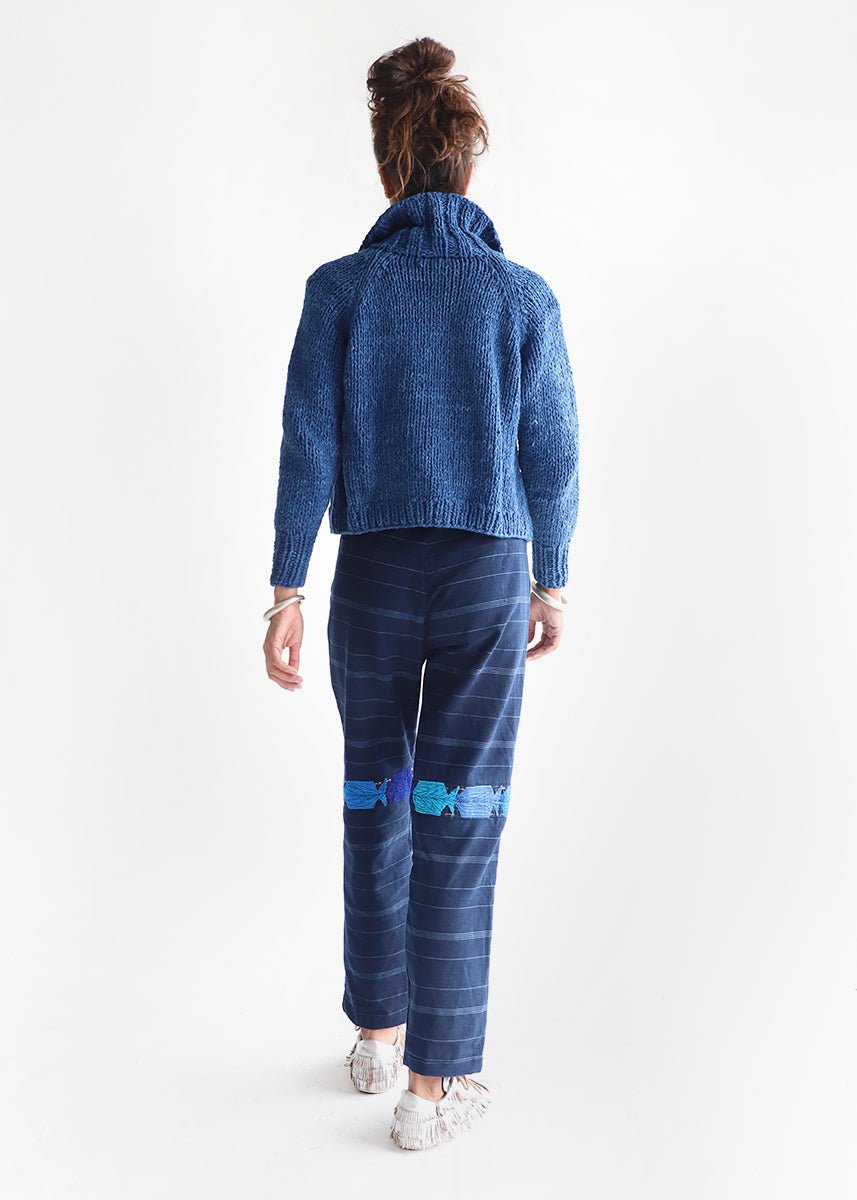 Emma Indigo Cardigan Sweater – matta