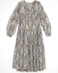 Yamini Tiger Dress, Grey