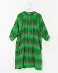 Shireen Ikat Shirtdress - Cactus