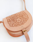 Coca Hand Embossed Leather Bag