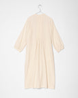 Aditi Tiny Checks Dress  - Natural