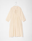 Aditi Tiny Checks Dress  - Natural