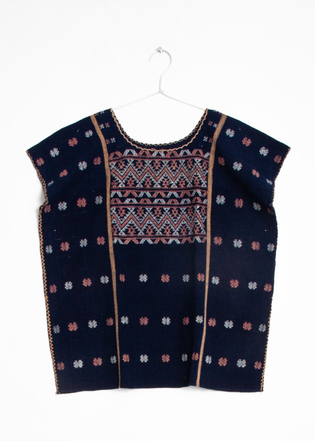 Amuzgo Top Natural Indigo 