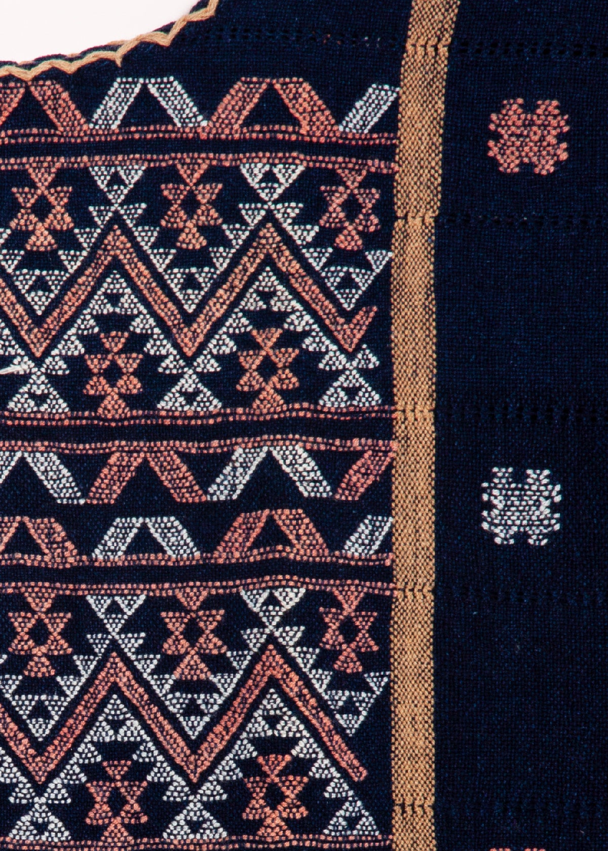 Amuzgo Top Natural Indigo 