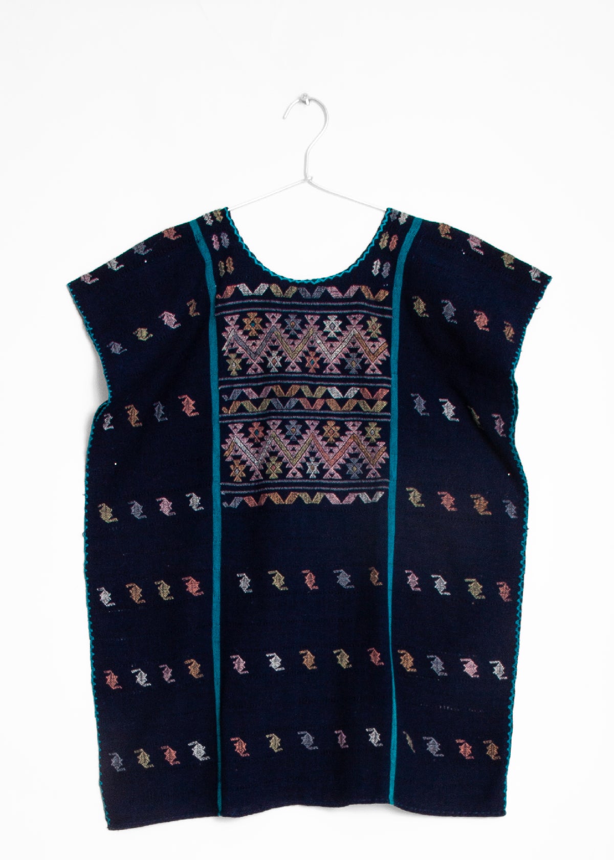 Amuzgo Top Natural Indigo 