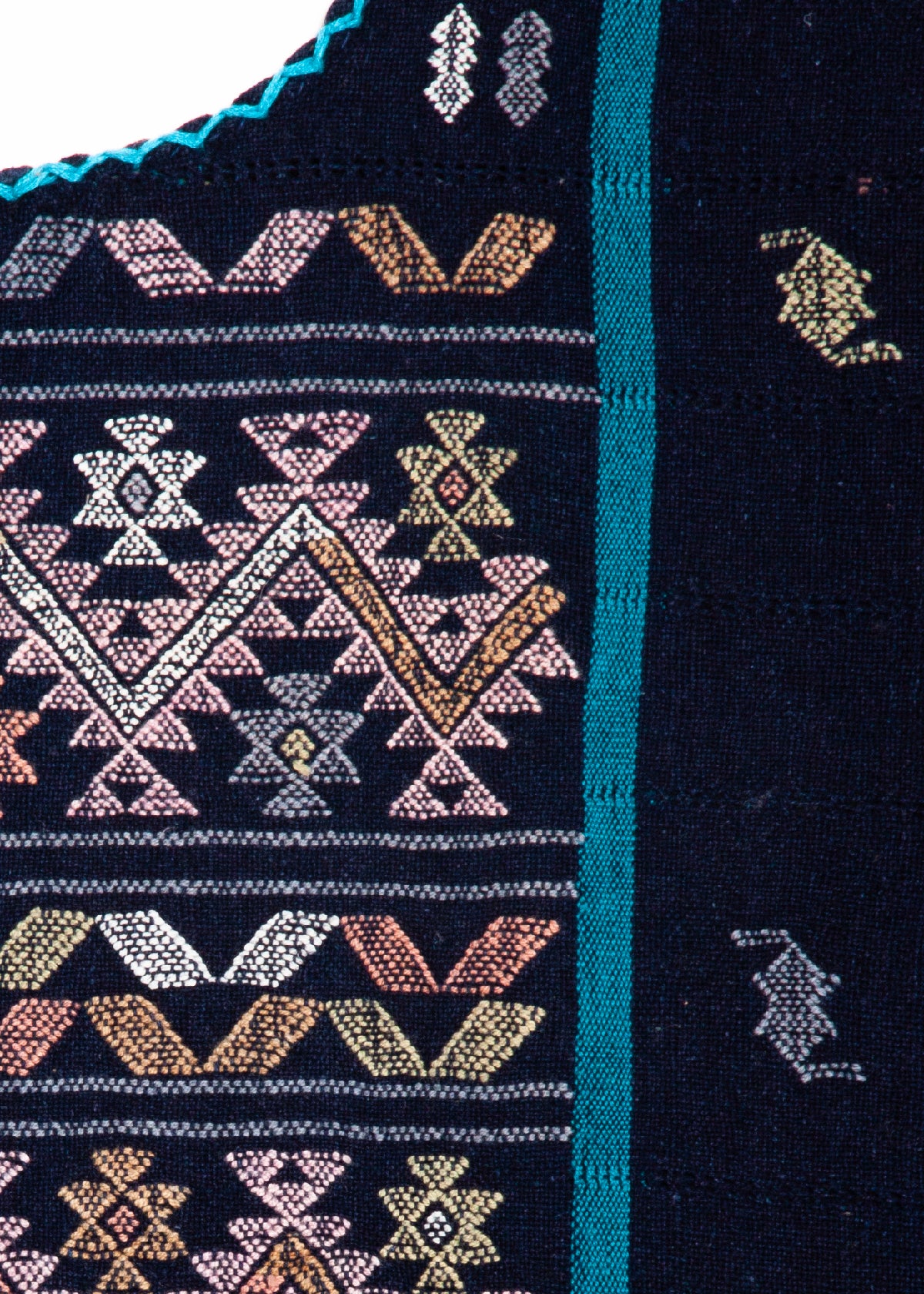 Amuzgo Top Natural Indigo 