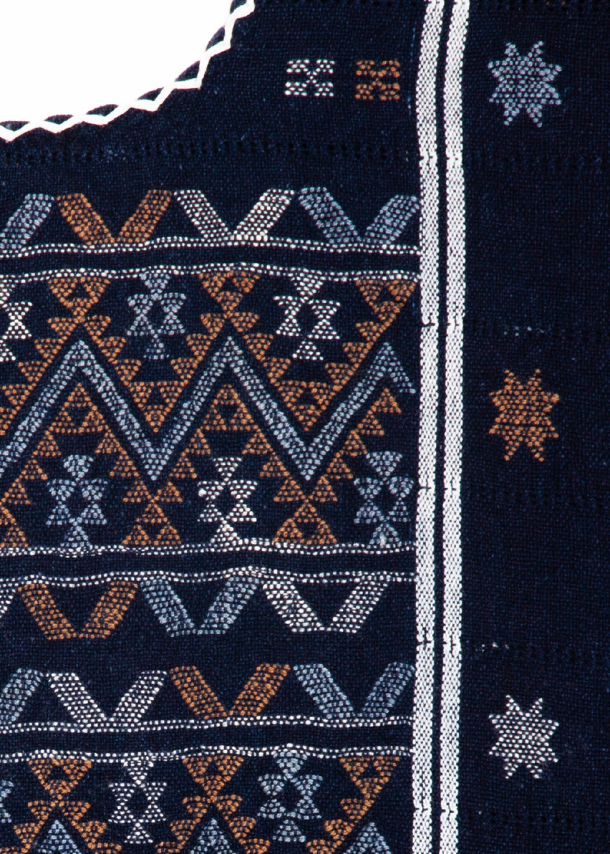 Amuzgo Top Natural Indigo 