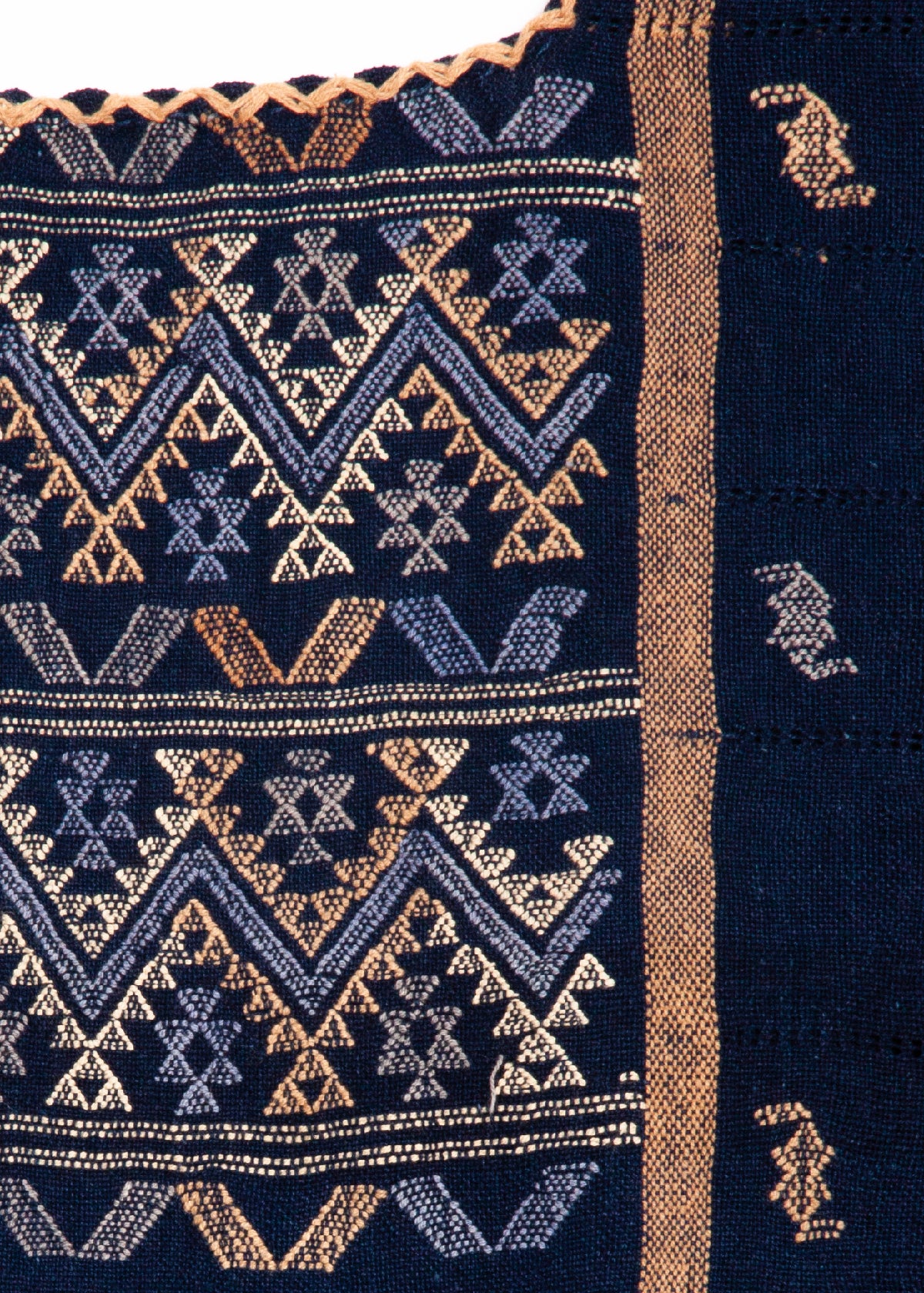 Amuzgo Top Natural Indigo 