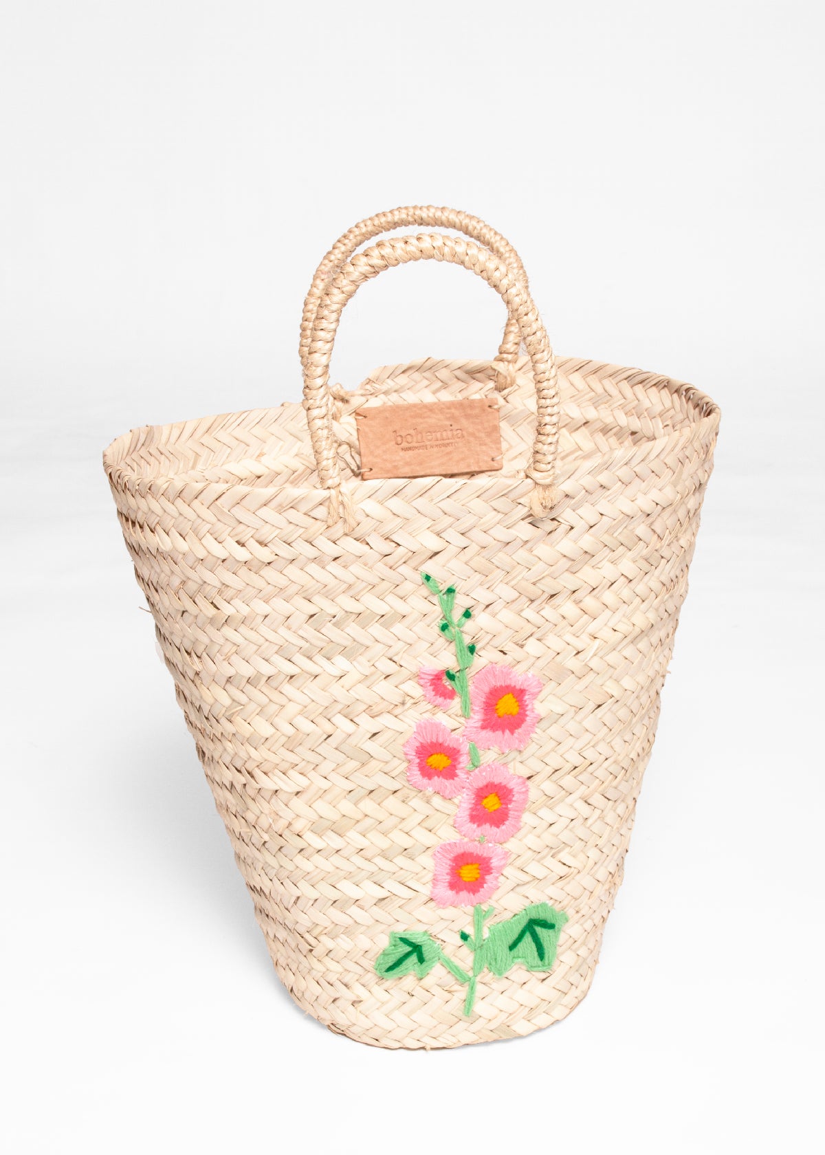 Bohemia Hand Embroidered Basket Small