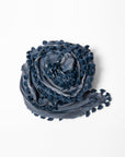 Dupatta Saaf Shiny Pin Stripes - North Sea