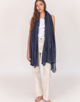 Dupatta Maira Woven Checks - Blue