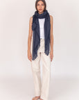 Dupatta Maira Woven Checks - Blue