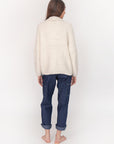 Huacaya Cardigan, Natural