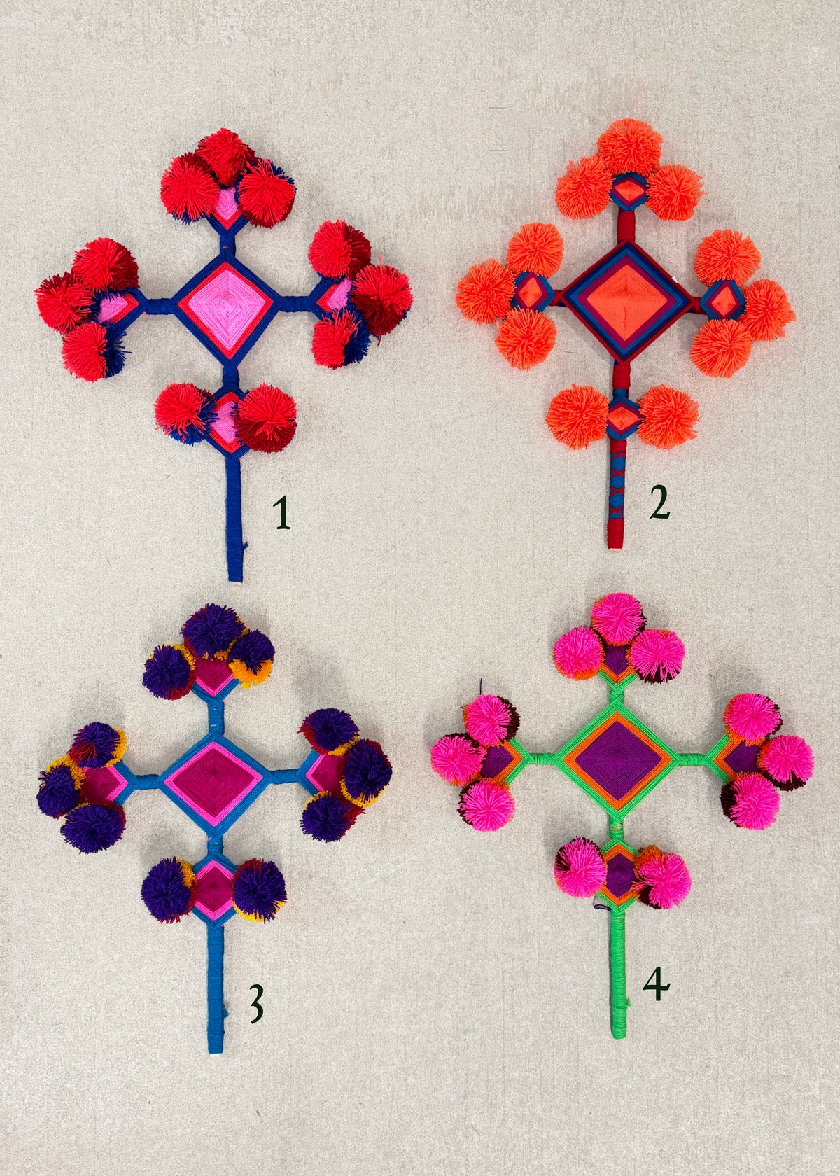 Huichol Ojos De Dios