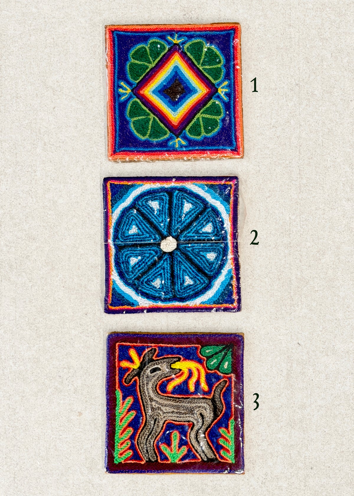 Huichol Yarn Artwork