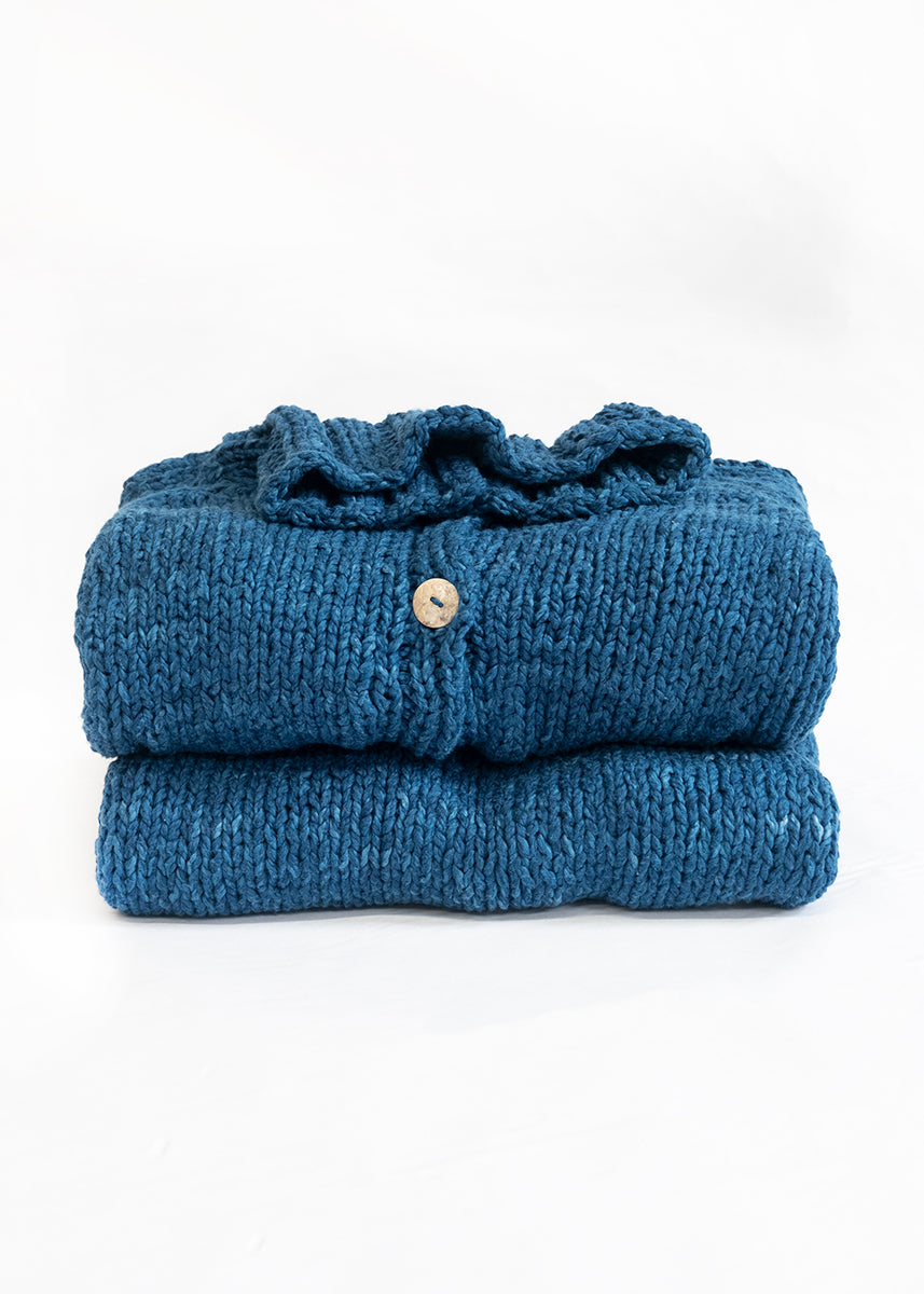 Emma Indigo Cardigan Sweater – matta