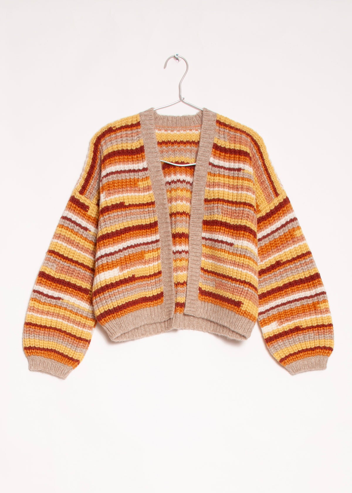 Hilma Alpaca Cardigan, Multicolor